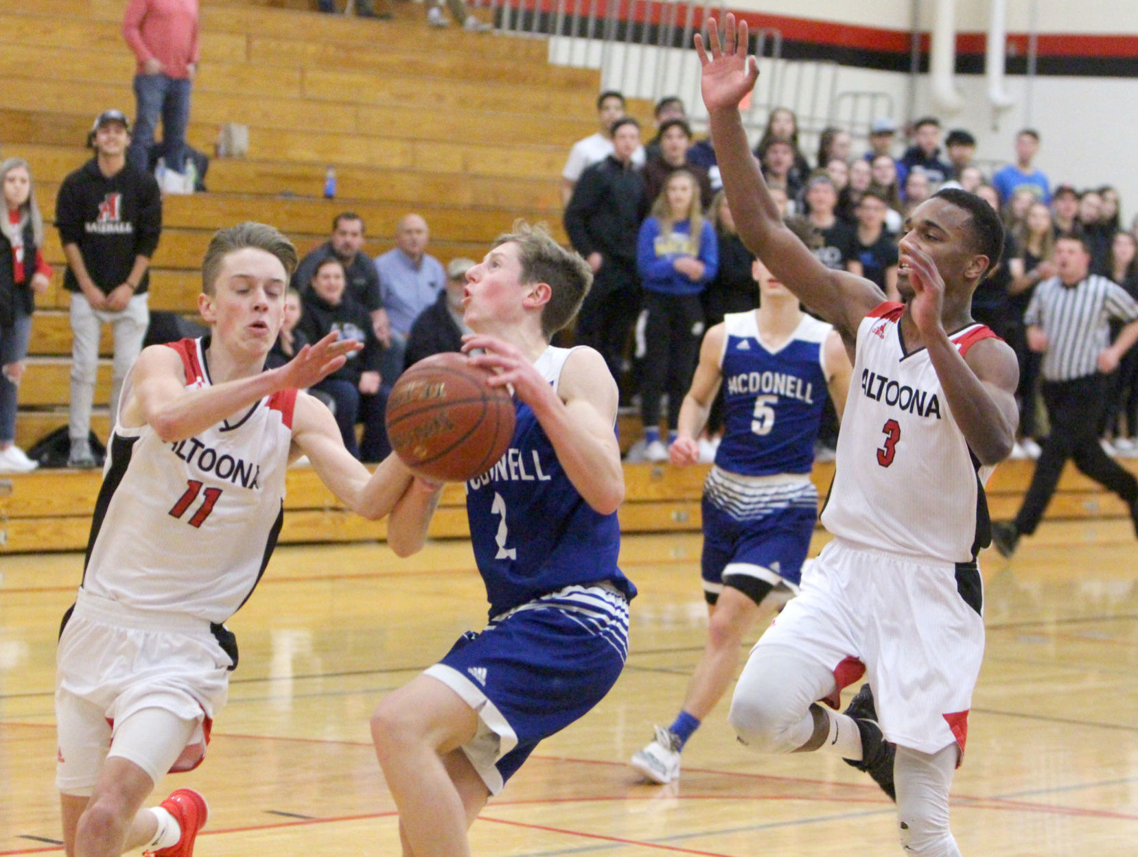 McDonell boys basketball at Altoona 2-13-20